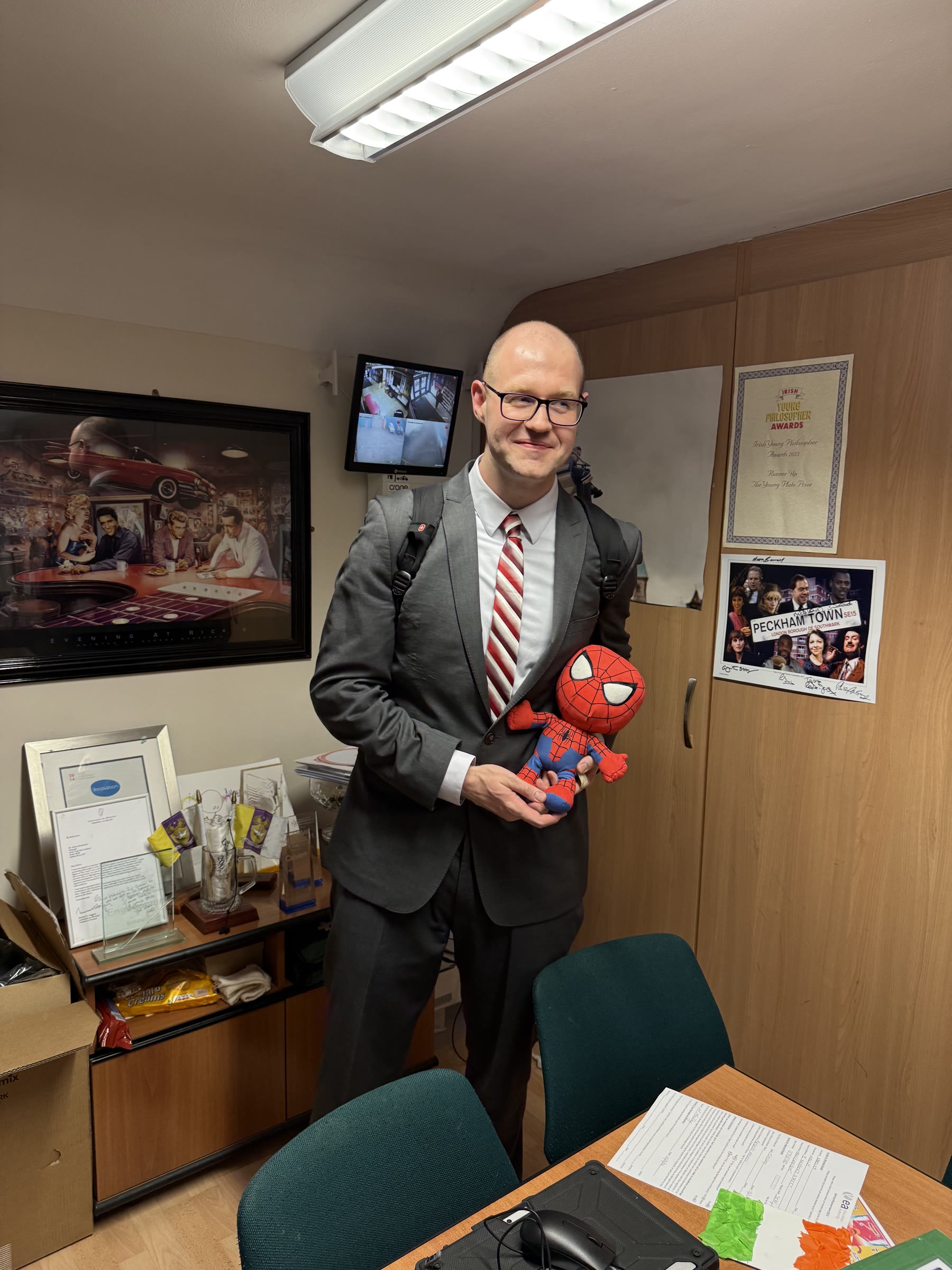 Randall Olson during a professional visit
